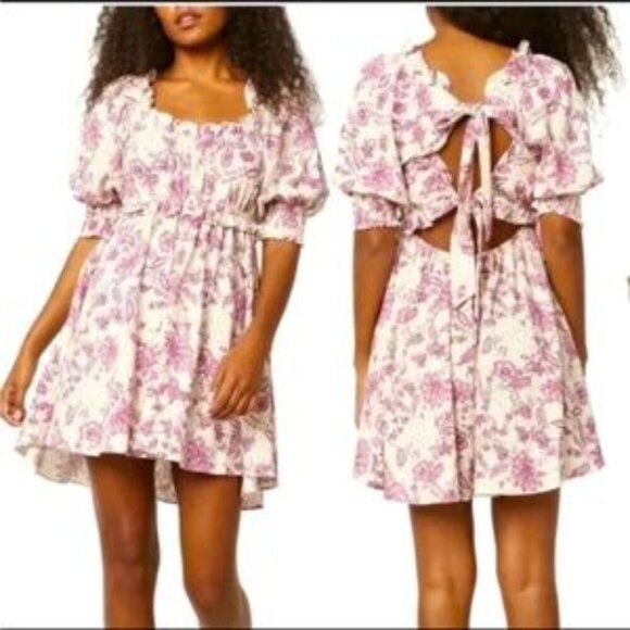 Misa Los Angeles Floral Dress/ARA - Picture 8 of 8